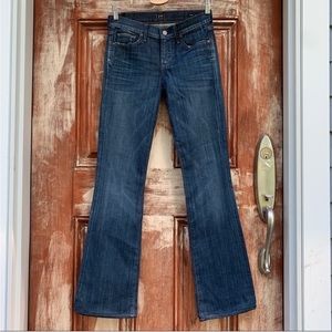 Citizens of Humanity Blue Denim Amber Boot Medium Rise 5 Pocket Jeans 26